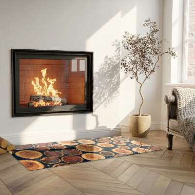 Kachel vloerplaat rechthoekige Een doos met een ingekerfd houtmotief