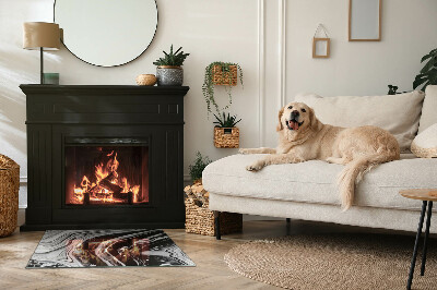 Kachel vloerplaat rechthoekige Lijnen en golven in een moderne versie