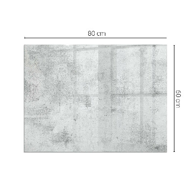 Onderplaat kachel rechthoekige Betonnen textuur in stijl