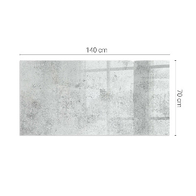 Onderplaat kachel rechthoekige Betonnen textuur in stijl