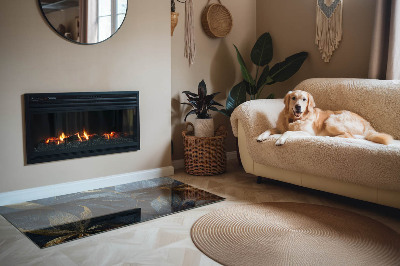 Kachel vloerplaat rechthoekige Chique bladeren in een patroon