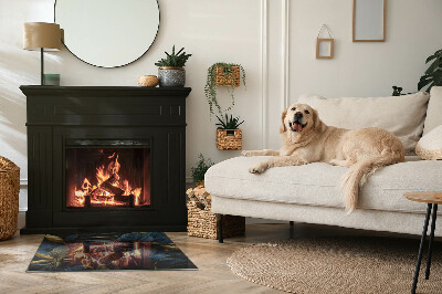 Kachel vloerplaat rechthoekige Chique bladeren in een patroon