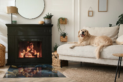 Kachel vloerplaat rechthoekige Chique bladeren in een patroon