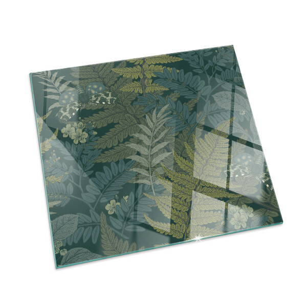 Kachel vloerplaat rechthoekige Vlinders tussen plantenaccenten