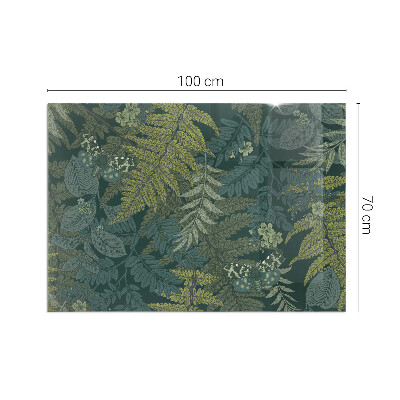 Kachel vloerplaat rechthoekige Vlinders tussen plantenaccenten