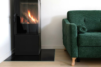 Onderplaat kachel rechthoekige Kleur Donker Grafiet