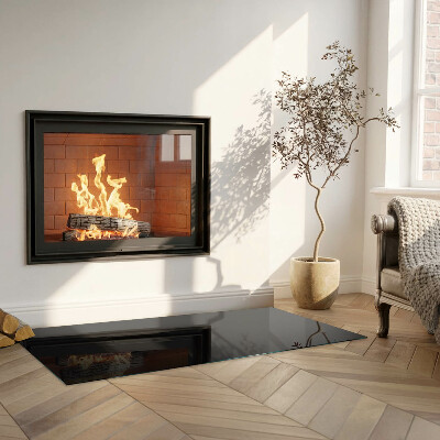 Onderplaat kachel rechthoekige Kleur Donker Grafiet