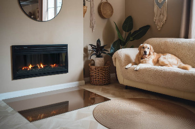 Kachel vloerplaat rechthoekige Kleur Bruin