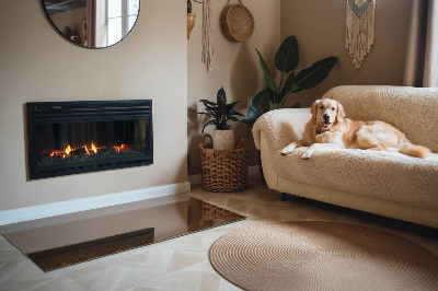 Kachel vloerplaat rechthoekige Kleur Bruin