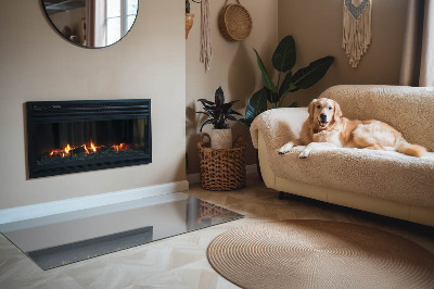 Onderplaat kachel rechthoekige Kleur Grijs