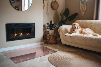 Onderplaat kachel rechthoekige Kleur Roze