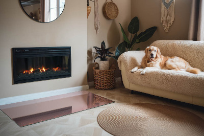 Onderplaat kachel rechthoekige Kleur Roze