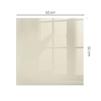 Onderplaat kachel rechthoekige Kleur beige