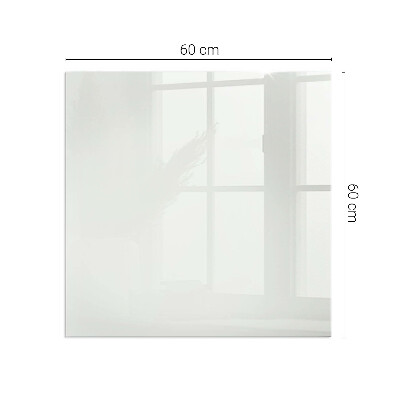 Onderplaat kachel rechthoekige Ivoorkleur