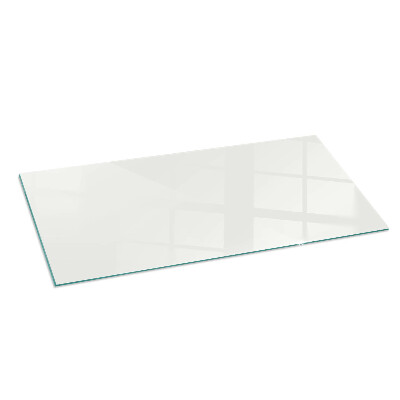 Onderplaat kachel rechthoekige Ivoorkleur