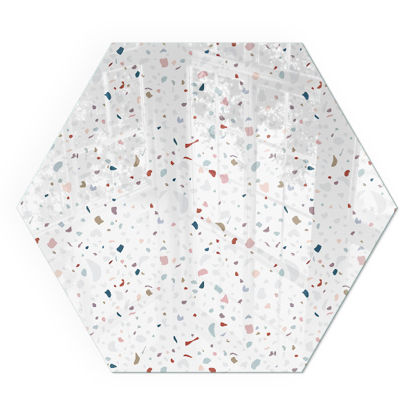 Zeshoekig kachel vloerplaat Microvormen in subtiele harmonie