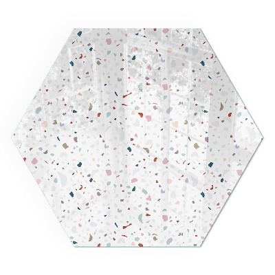 Zeshoekig kachel vloerplaat Microvormen in subtiele harmonie