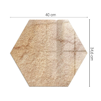 Zeshoekig kachel vloerplaat Authentiek steenmotief
