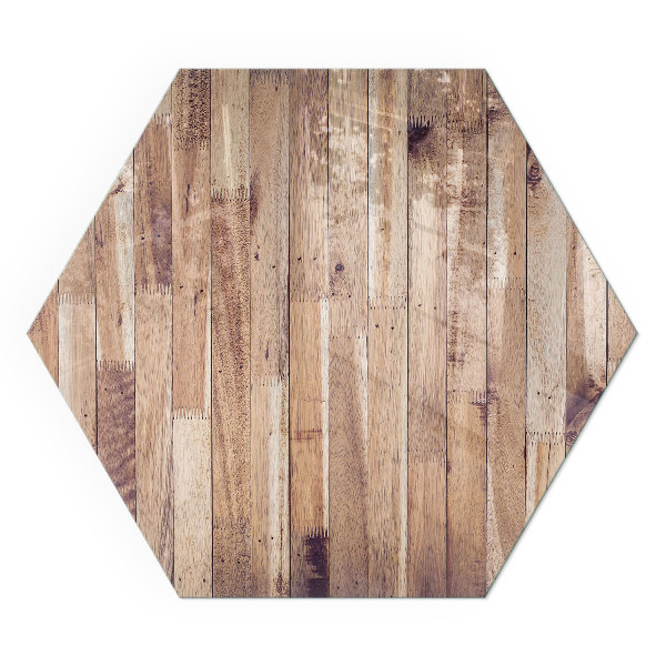 Zeshoekig vloerplaat voor houtkachel Bordenpatroon in een harmonieuze opstelling