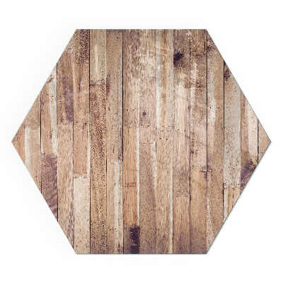 Zeshoekig vloerplaat voor houtkachel Bordenpatroon in een harmonieuze opstelling