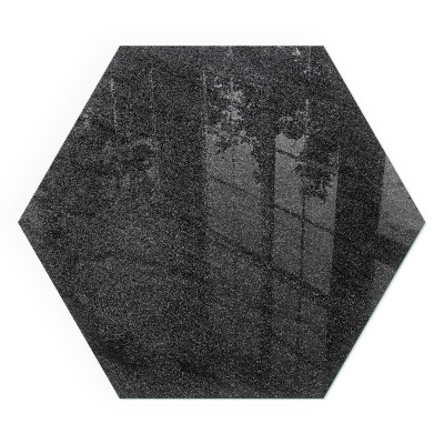 Zeshoekig onderplaat kachel Patroon van stenen bestrating