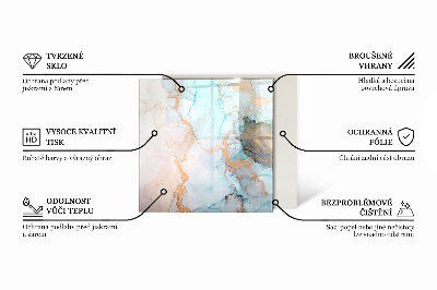 Zeshoekig vloerplaat voor kachel Abstracte vormgeving in vormen