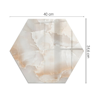 Zeshoekig onderplaat kachel Natuursteenpatroon
