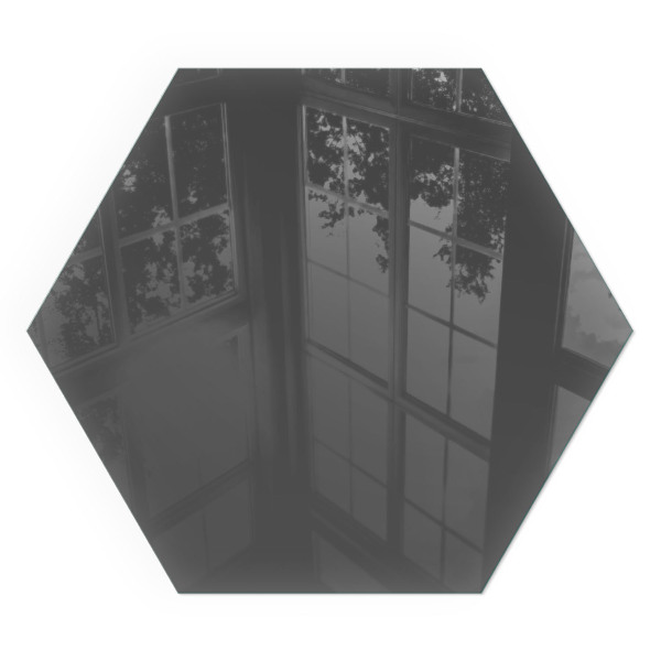 Zeshoekig onderplaat kachel Kleur Grijsbruin