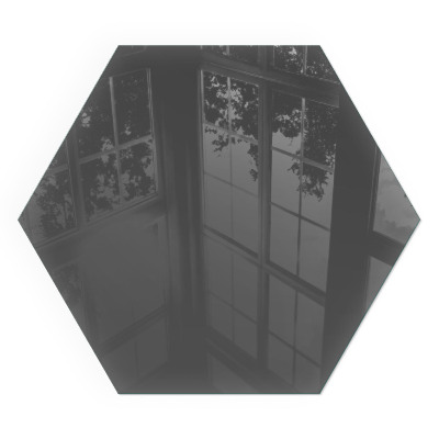 Zeshoekig onderplaat kachel Kleur Grijsbruin