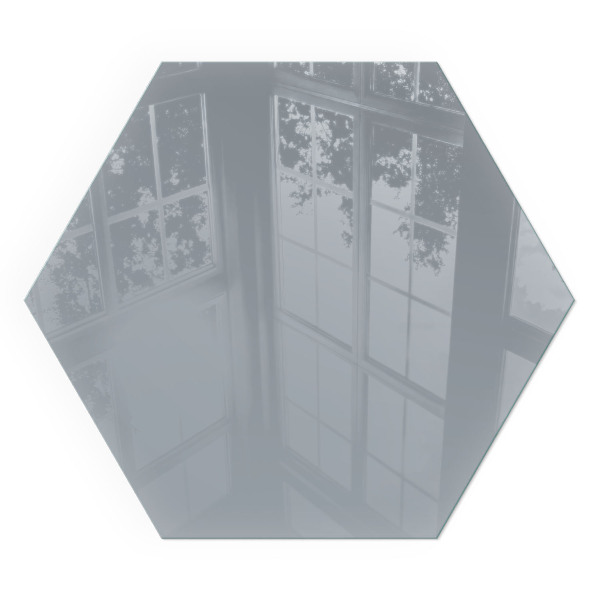 Zeshoekig onderplaat kachel Kleur grijs