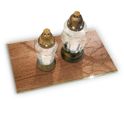 Grafkaars onderzetter rectangular Houtstructuur