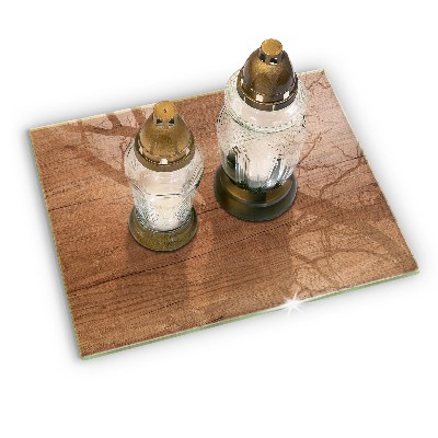 Grafkaars onderzetter rectangular Houtstructuur