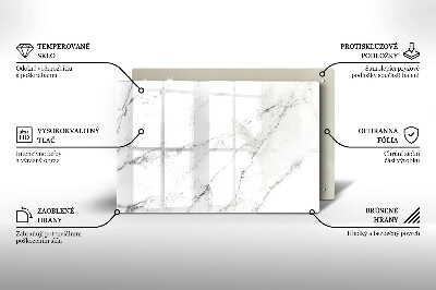 Grafkaars onderzetter rectangular Elegante marmertextuur