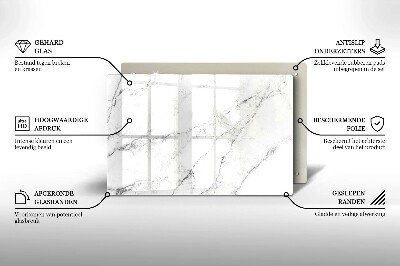 Grafkaars onderzetter rectangular Elegante marmertextuur