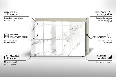 Grafkaars onderzetter rectangular Elegante marmertextuur