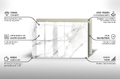 Grafkaars onderzetter rectangular Elegante marmertextuur