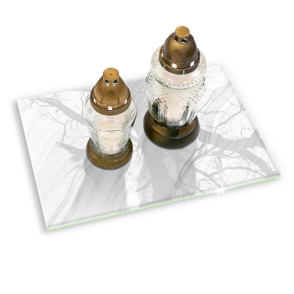 Grafkaars onderzetter rectangular Fijn marmer