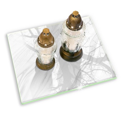 Grafkaars onderzetter rectangular Fijn marmer