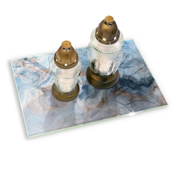 Grafkaars onderzetter rectangular Marmeren textuur