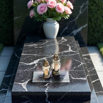 Grafkaars onderzetter rectangular Marmeren textuur