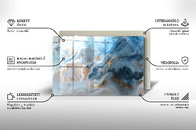 Grafkaars onderzetter rectangular Marmeren textuur