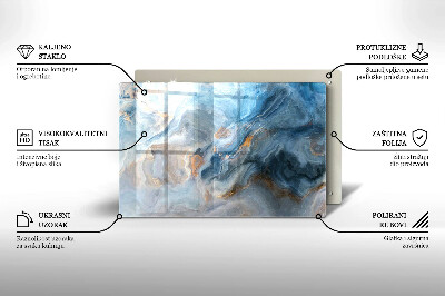 Grafkaars onderzetter rectangular Marmeren textuur
