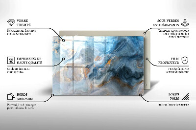 Grafkaars onderzetter rectangular Marmeren textuur