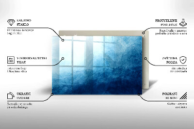 Grafkaars onderzetter rectangular Abstracte achtergrond