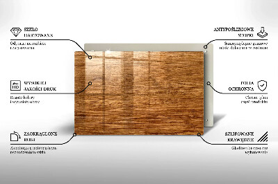Grafkaars onderzetter rectangular Textuur van houten bord