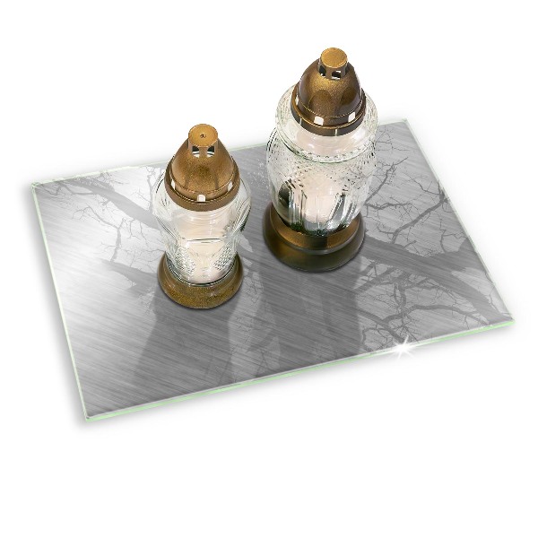 Grafkaars onderzetter rectangular Metalen textuur achtergrond