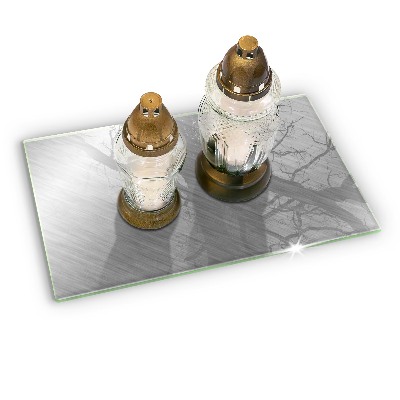 Grafkaars onderzetter rectangular Metalen textuur achtergrond