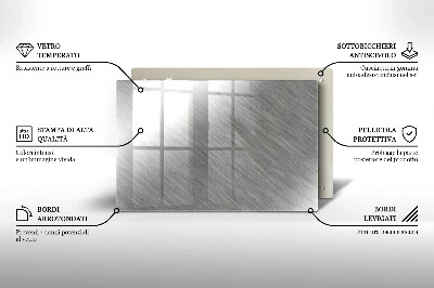 Grafkaars onderzetter rectangular Metalen textuur achtergrond