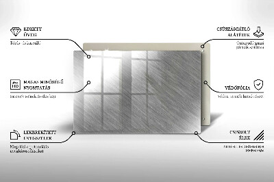 Grafkaars onderzetter rectangular Metalen textuur achtergrond