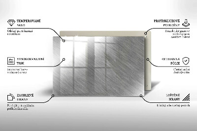 Grafkaars onderzetter rectangular Metalen textuur achtergrond